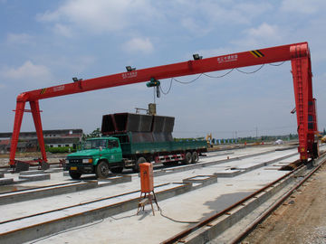 MH15t - grúa de pórtico montada sobre carriles de la grúa de pórtico de la viga de la yarda ferroviaria de los 25m - del 15m sola