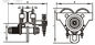 GCL 619 orientado solo Trolley Manual cadena montacargas con estructura Simple Y útil para minas