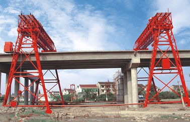 Grúa de pórtico de doble viga de armazón para construcción de puente