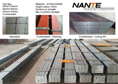 Carril de alta calidad de Crane End Carriage Steel Crane laminado en caliente con el envío rápido